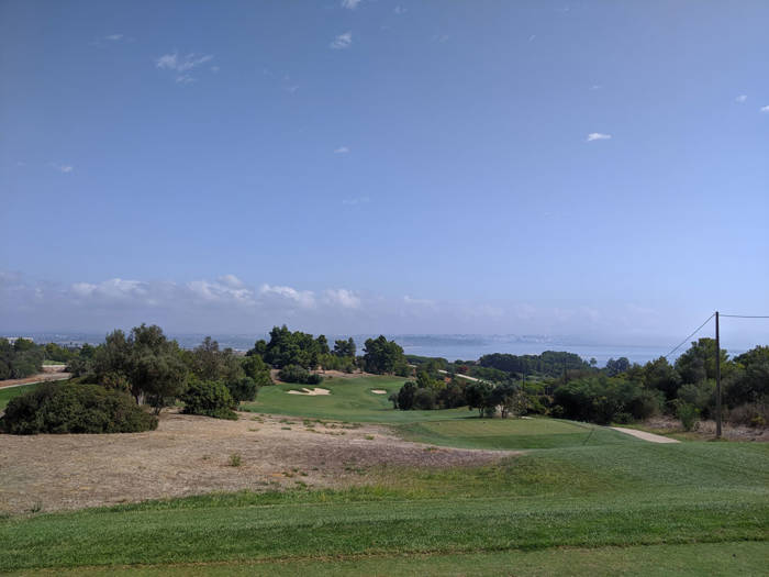 view from the tee at palmares golf 10th hole