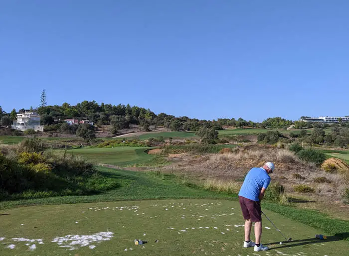 par three 26th hole at the palmares