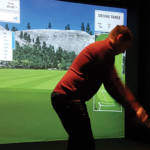 golf simulator at the range manchester