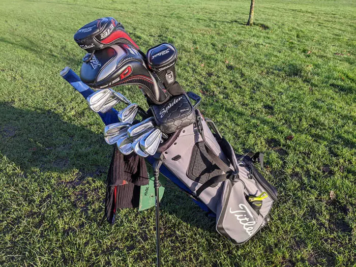 Golf bag top dividers example
