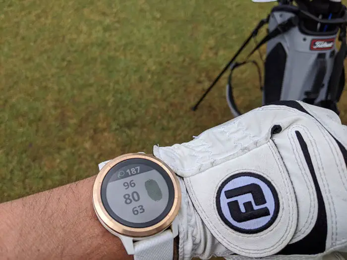 garmin golf shot tracking on the vivoactive 3 gps watch