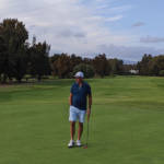 Golfers on the green a Penina Golf Course in Portugal