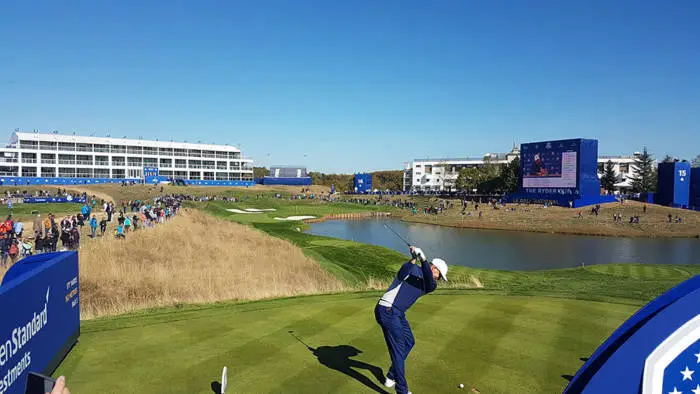 Alex Noren at the Ryder Cup in Paris 2018