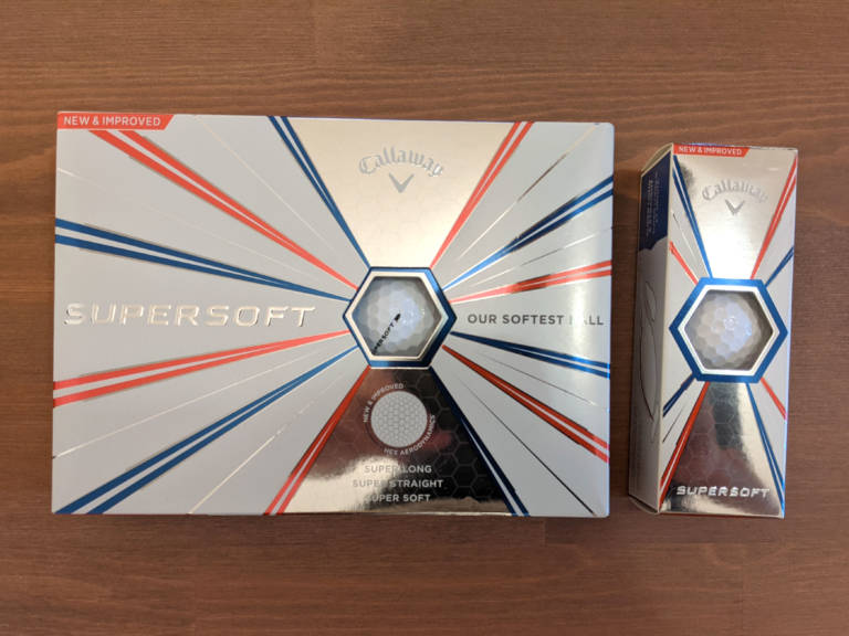 Callaway supersoft golf balls box