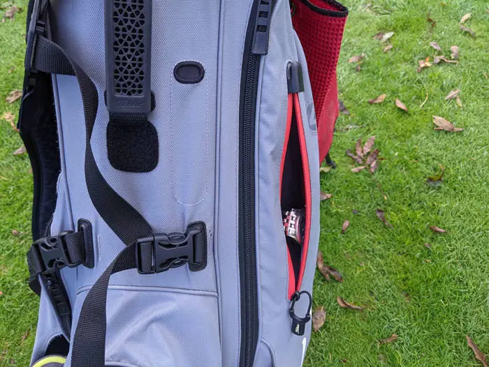 valuables being stored in a golf bag